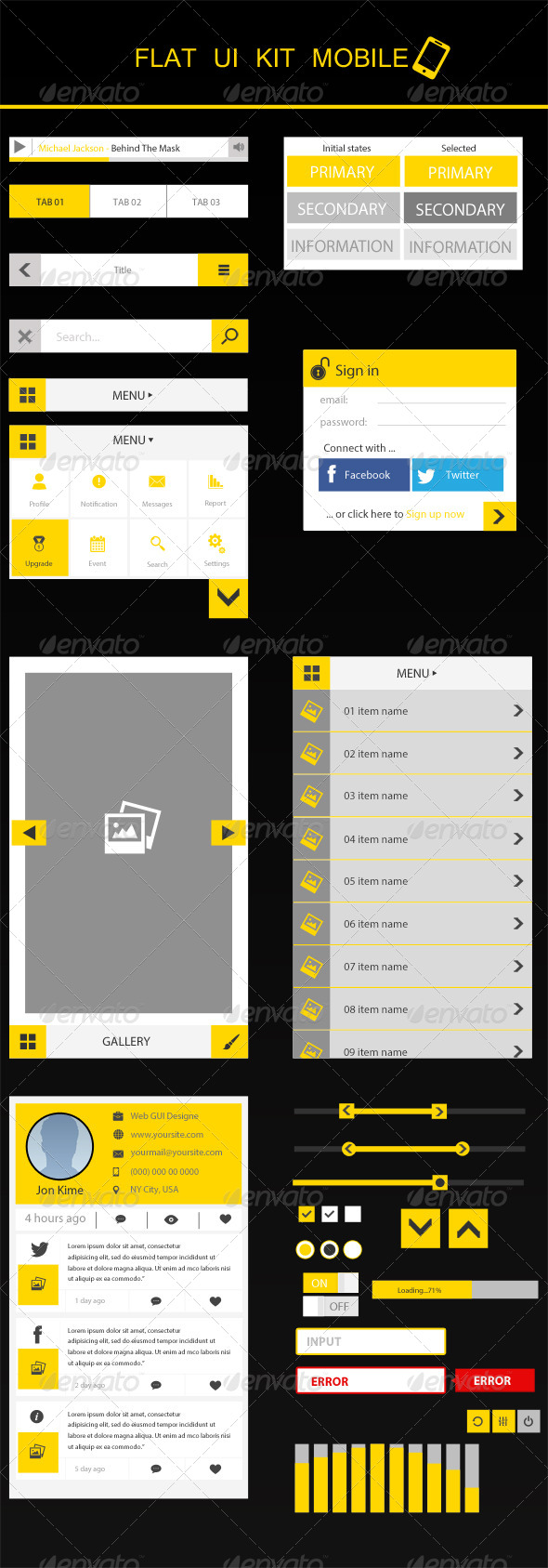 Flat UI Mobile Flat UI Mobile
