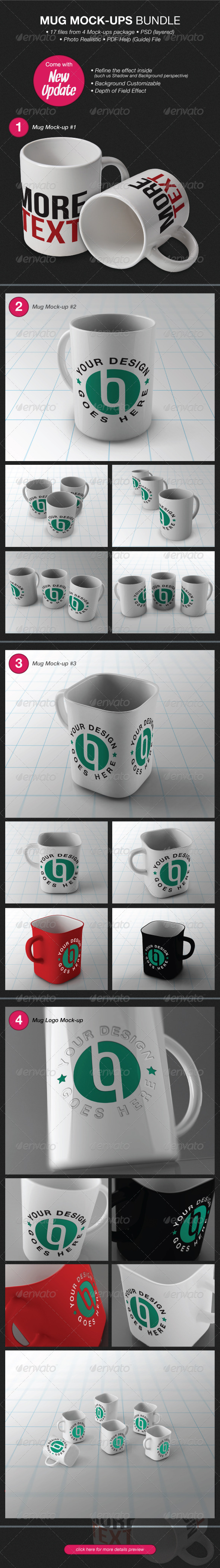 Mug Mock-Ups Bundle Mug Mock-Ups Bundle