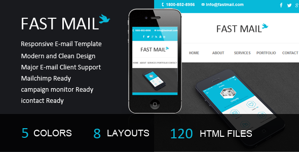 Fast Mail- Responsive E-mail Template