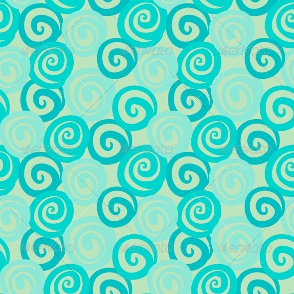 Vintage Abstract Seamless Pattern with Curl Vintage Abstract Seamless Pattern with Curl