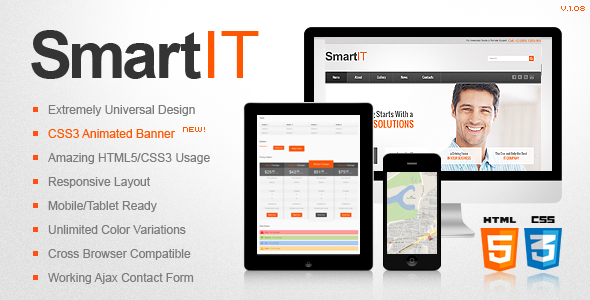 SmartIT Responsive HTML5/CSS3 Template