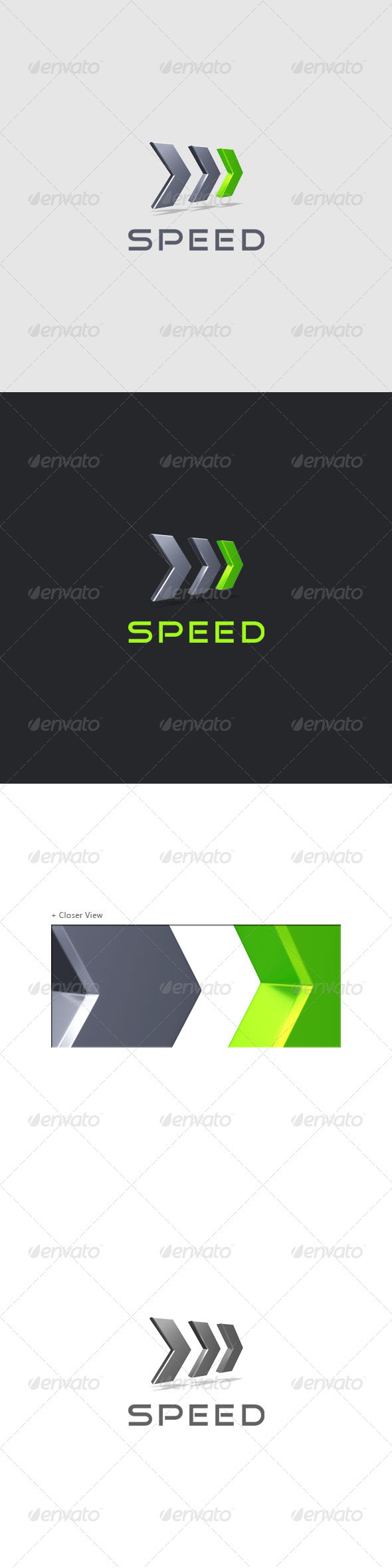 Speed - Performance Logo 3D