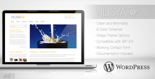 Vilisya Minimalist Business Wordpress Theme 3 Vilisya Minimalist Business Wordpress Theme 3
