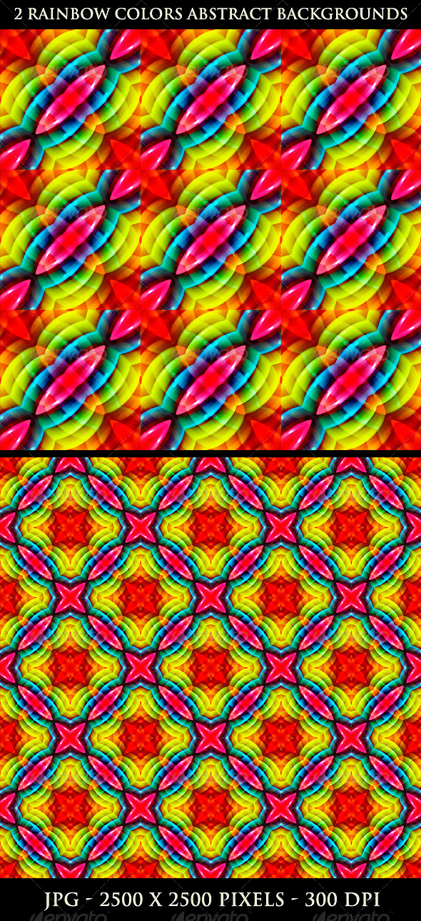 2 Rainbow Colors Abstract Backgrounds 2 Rainbow Colors Abstract Backgrounds
