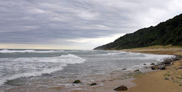 Waves On A Beautiful Beach Waves On A Beautiful Beach