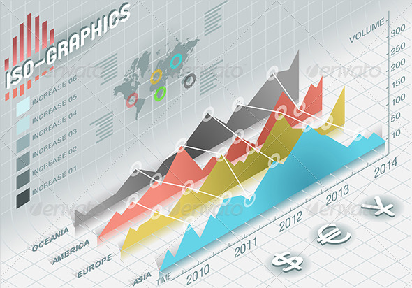 GraphicRiver Isometric Infographic Histogram Set Elements 5232923 GraphicRiver Isometric Infographic Histogram Set Elements 5232923