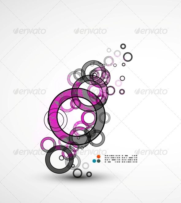 Abstract Circles Composition Abstract Circles Composition