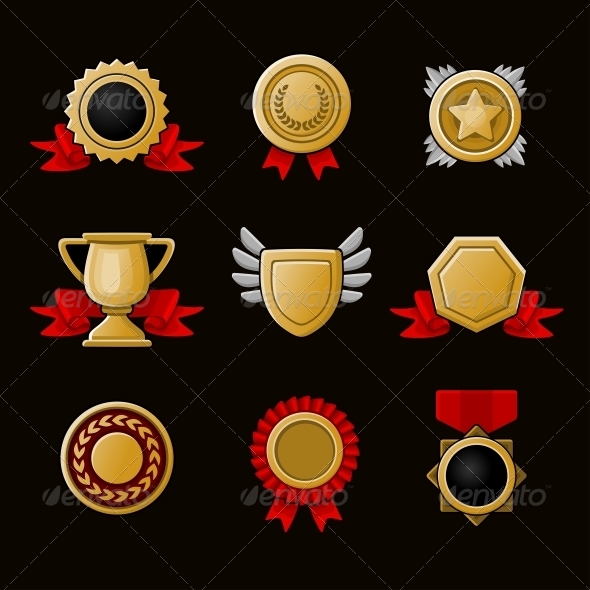Achievement Icons Set Achievement Icons Set