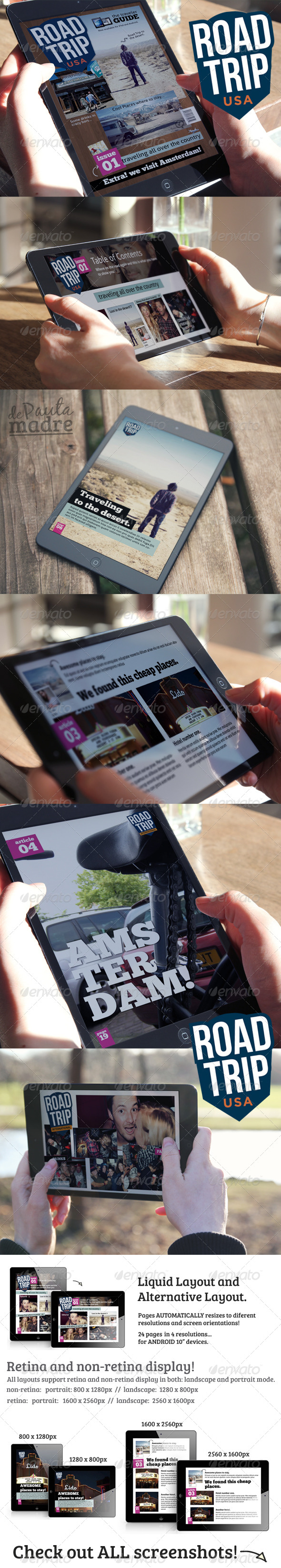 GraphicRiver Digital RoadTrip Magazine Template for Android 10 5050644 GraphicRiver Digital RoadTrip Magazine Template for Android 10 5050644