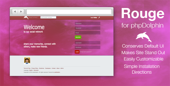 Rouge Skin for phpDolphin