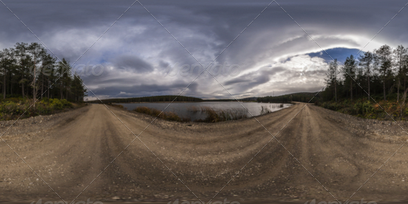 HDRI Mountain Lake And Forest 2 - 3DOcean Item for Sale