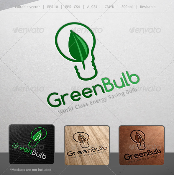 Green Bulb Logo Green Bulb Logo