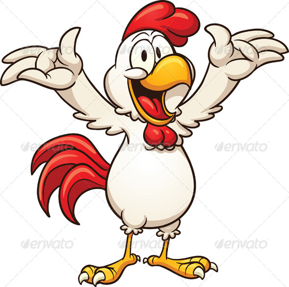clip art cartoon chicken - photo #15