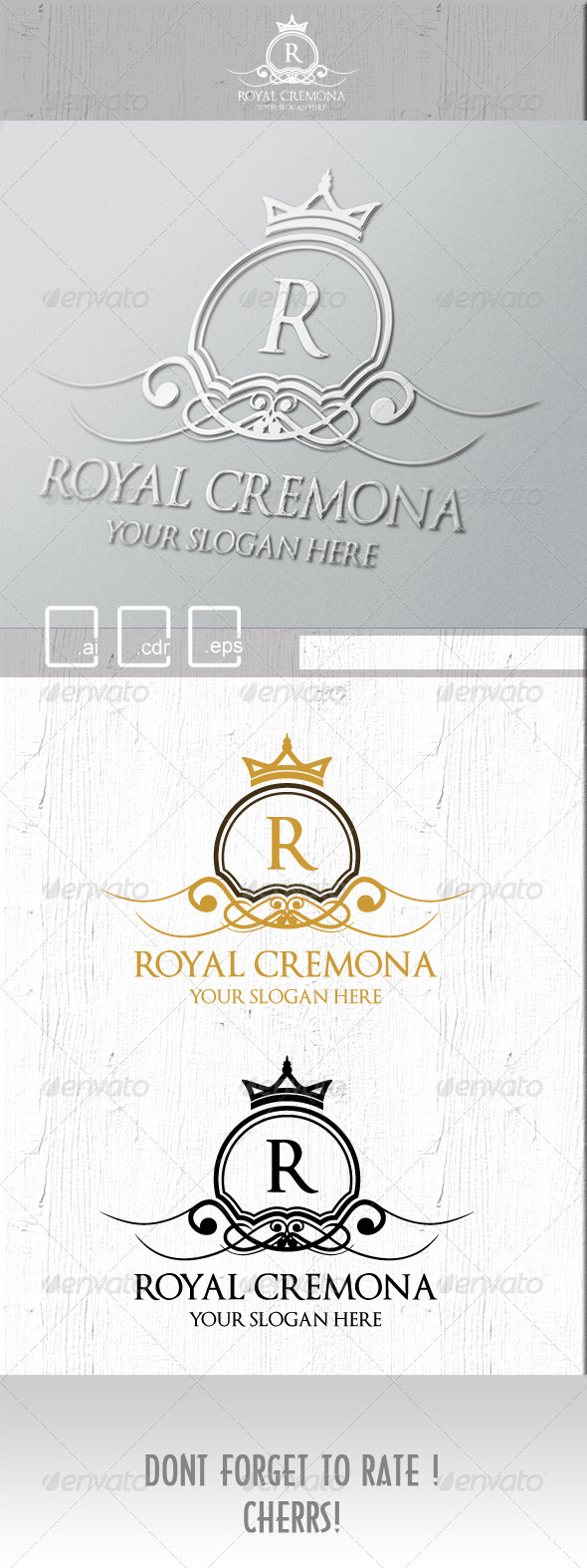 Royal Cremona Logo - Crests Logo Templates