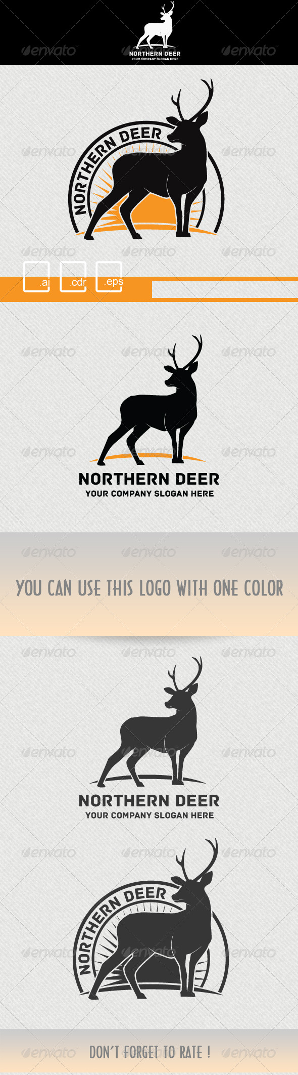 Deer Logo - Animals Logo Templates