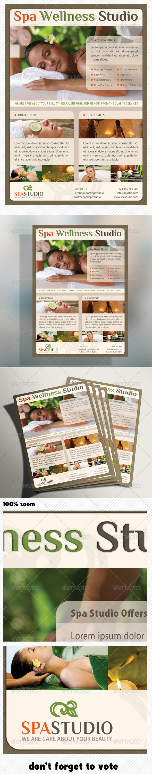 Spa Studio Flyer 02 Spa Studio Flyer 02
