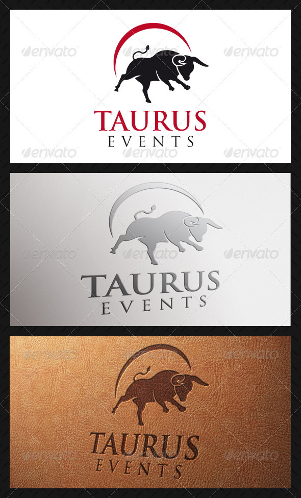 Taurus Bull Logo Template