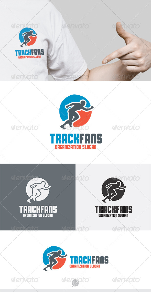 Track Fans Logo - Humans Logo Templates