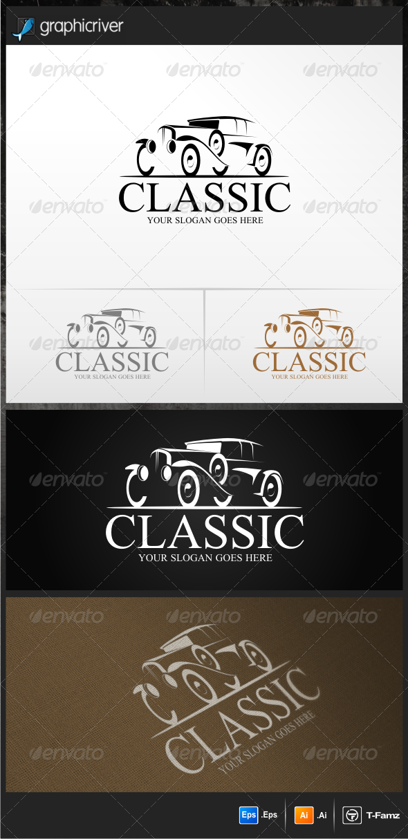 Classic Car Logo Templates