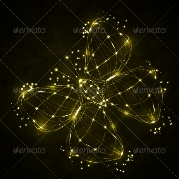 Shiny Abstract Butterfly Shiny Abstract Butterfly