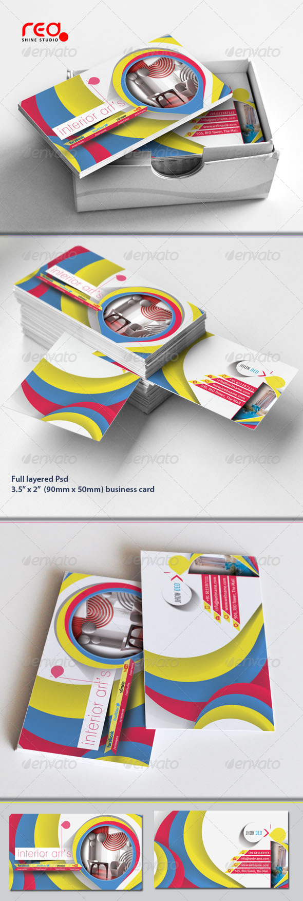 Architecture & Interior Designer Business Card Set - Industry Specific Business Cards