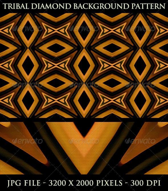 Tribal Diamond Background Pattern Tribal Diamond Background Pattern