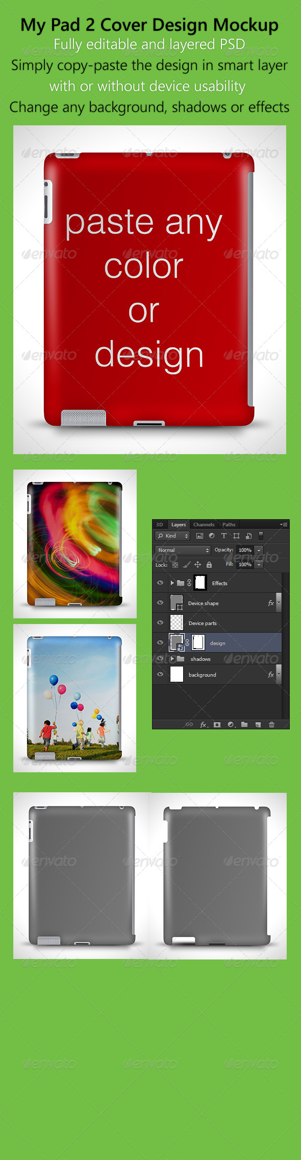 MyPad2 Hardcase design Mockup MyPad2 Hardcase design Mockup
