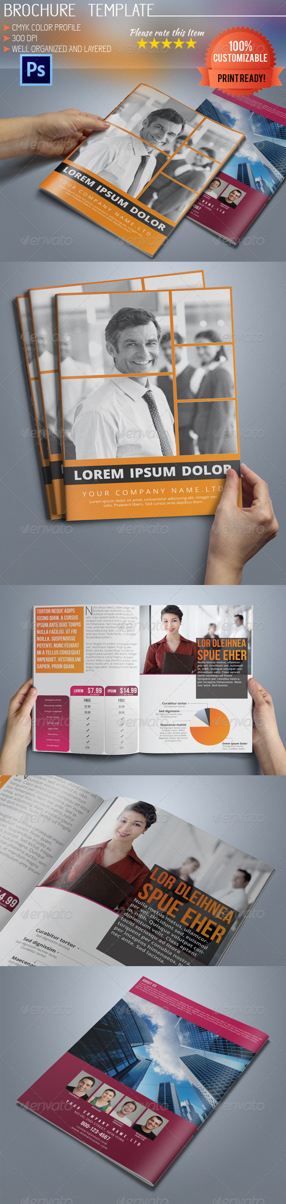 Multipurpose Bi-Fold Business Brochure Vol.8 Multipurpose Bi-Fold Business Brochure Vol.8