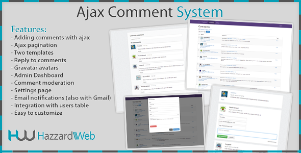 Ajax Comment System Ajax Comment System