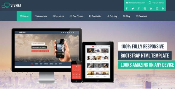 Vivera - Multi-Purpose HTML  Template