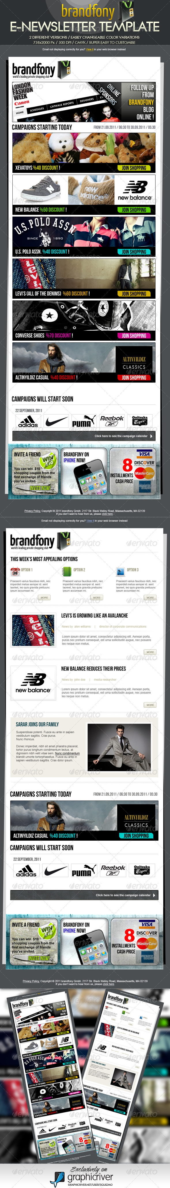 Brandfony E-Newsletter Template Brandfony E-Newsletter Template