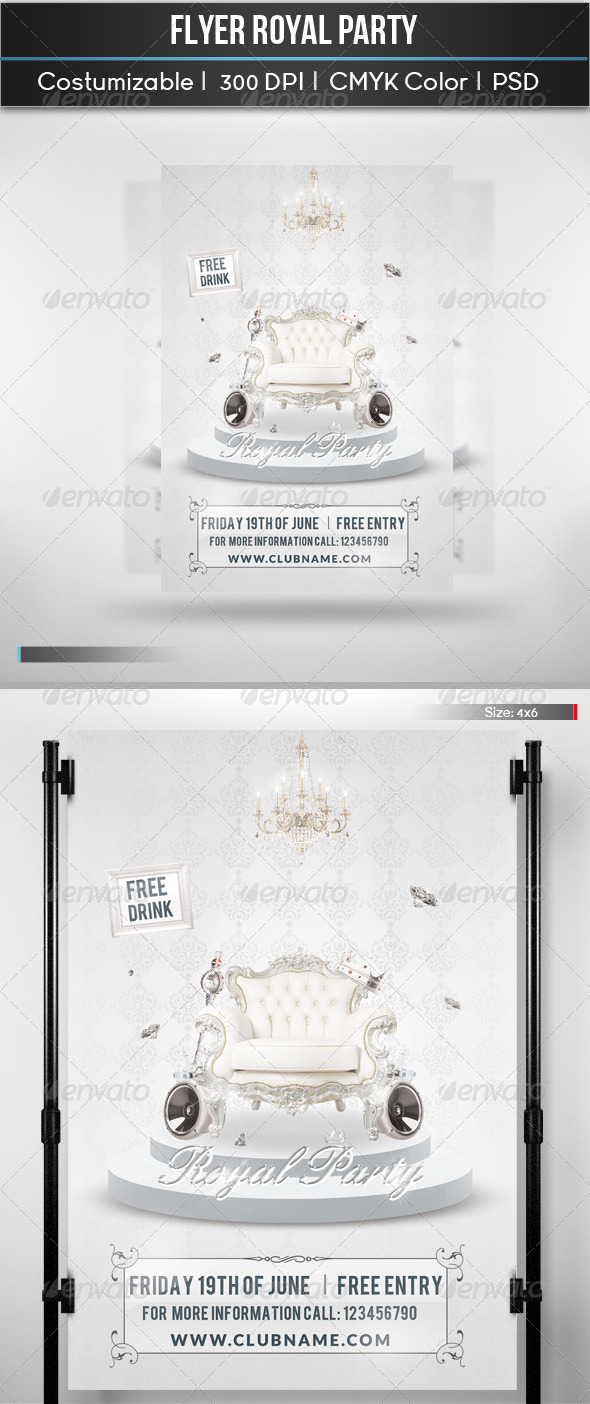 Flyer Royal Party Flyer Royal Party
