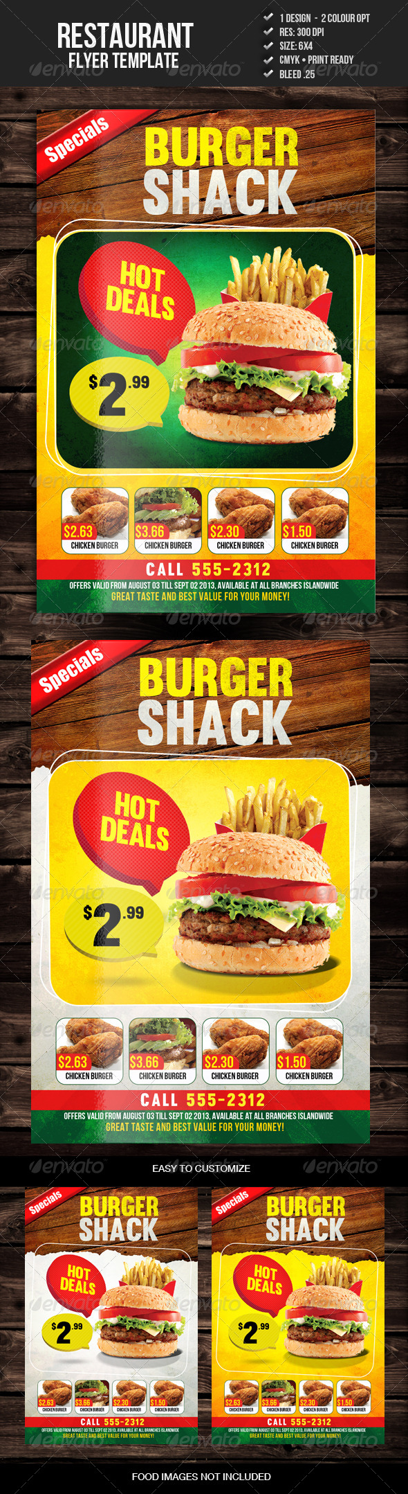 Food Promo Flyer Template 4