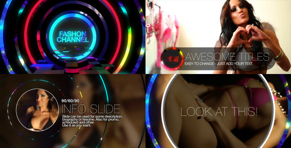 Fashion channel Broadcast Design Package Fashion channel Broadcast Design Package