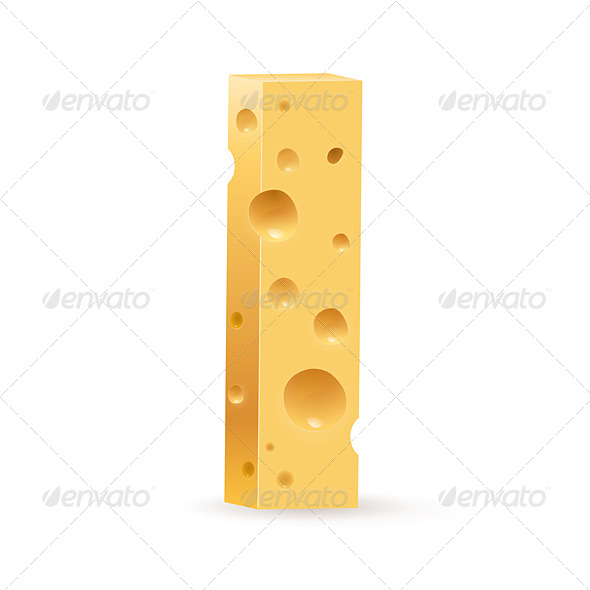 Letter made of Cheese Letter made of Cheese