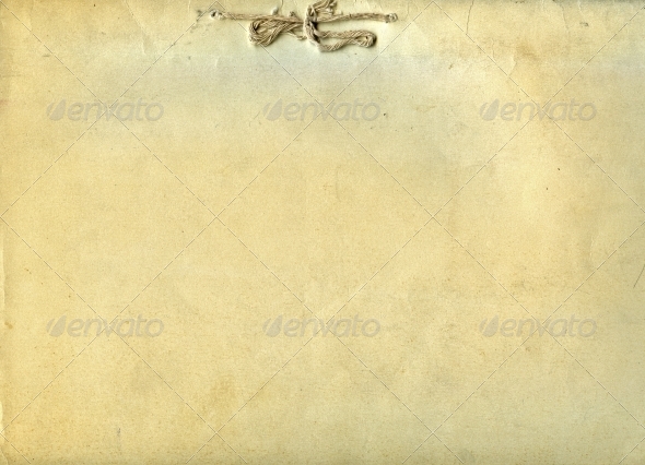 Paper with bow Paper with bow