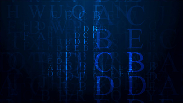 Letters Scrolling Across The Screen Letters Scrolling Across The Screen
