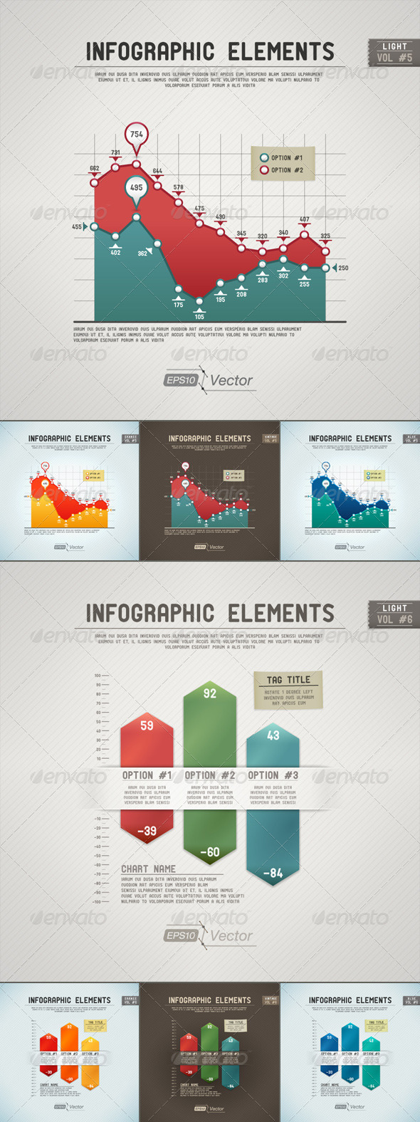 GraphicRiver Infographic Elements Area and Column Charts 5335500 GraphicRiver Infographic Elements Area and Column Charts 5335500