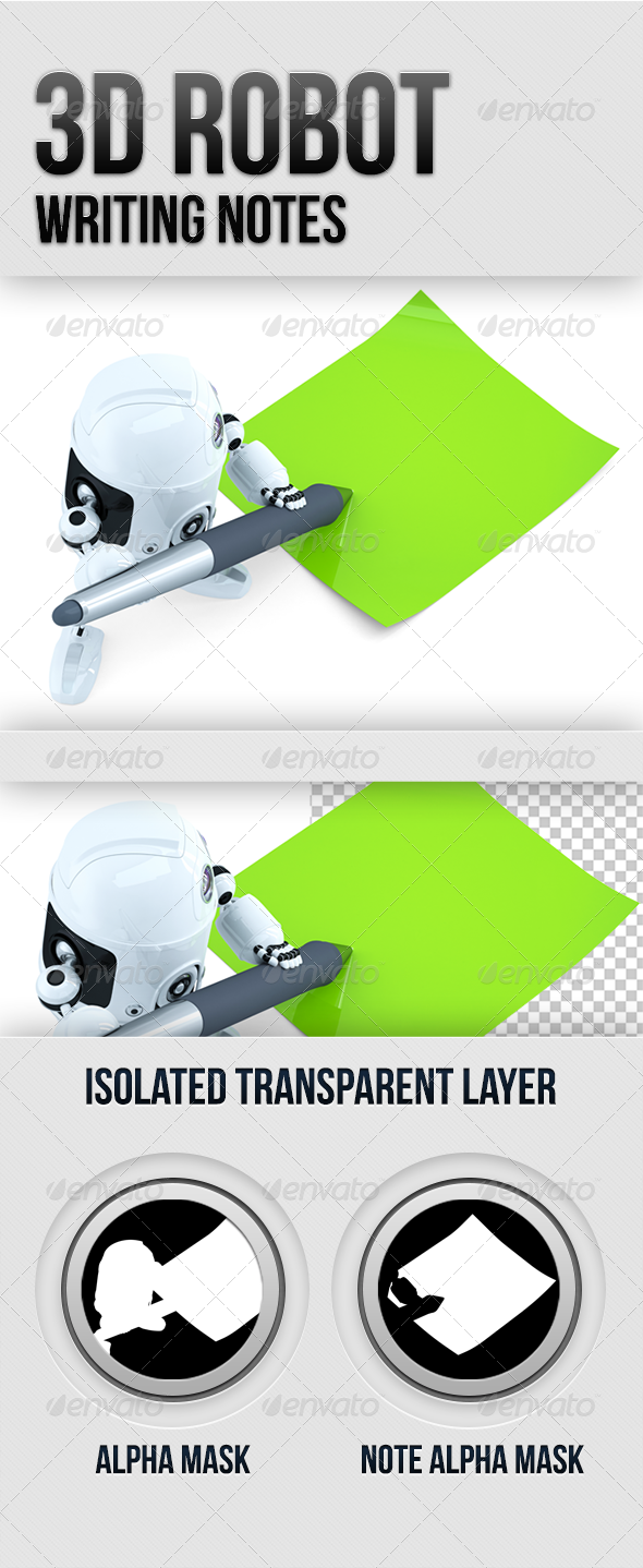 3D Robot writing notes 3D Robot writing notes