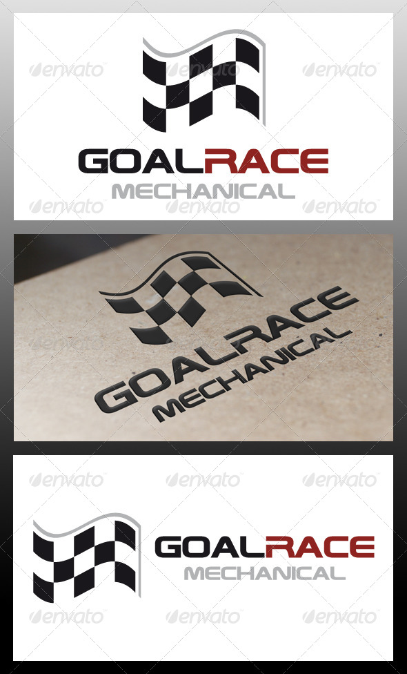 Goal Race Logo Template Goal Race Logo Template