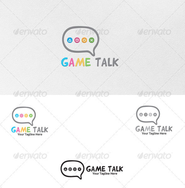 Game Talk - Logo Template