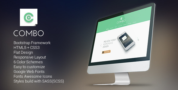 Combo - Responsive Flat Landing Page