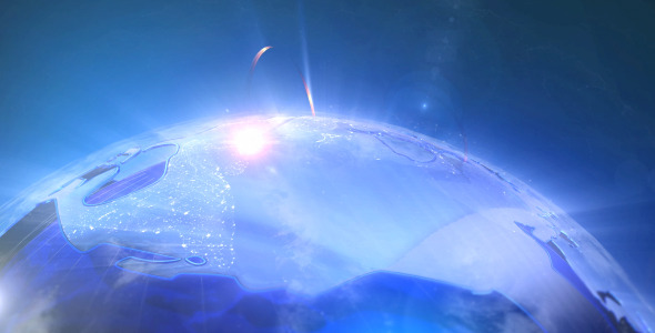TV News Earth Background TV News Earth Background