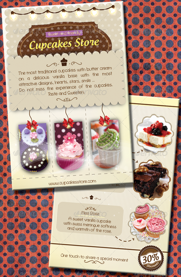 Sweet Cupcakes Flyer Sweet Cupcakes Flyer