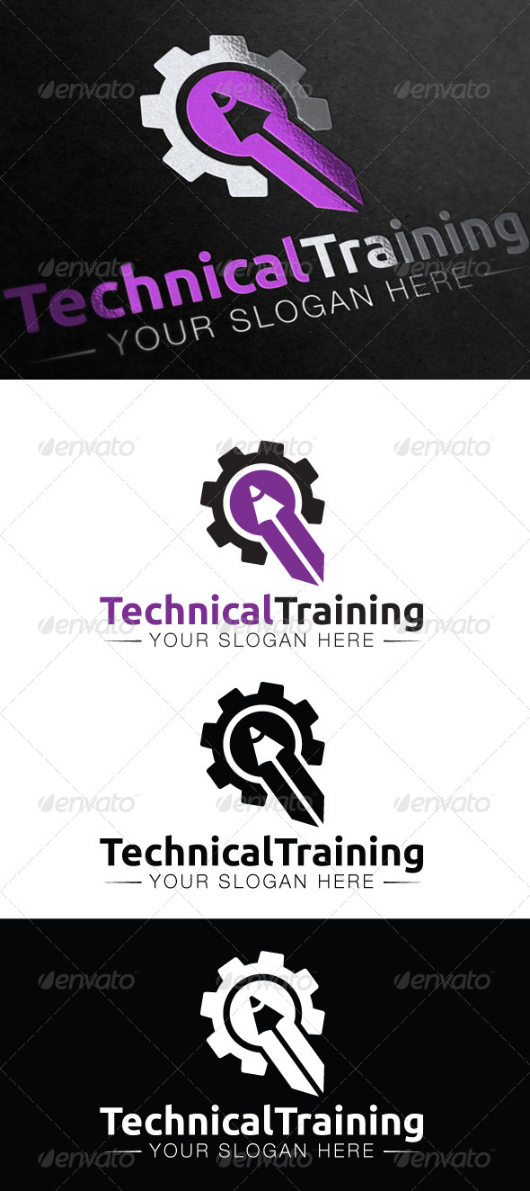 Technical Training Logo | GraphicRiver