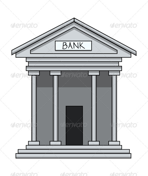 clipart of a bank building - photo #38