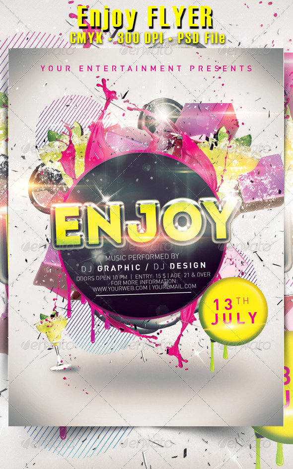 Enjoy Flyer - Events Flyers