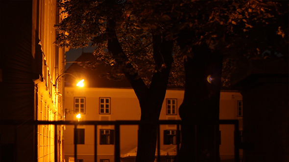 Lantern Above Old Building Entrance Lantern Above Old Building Entrance