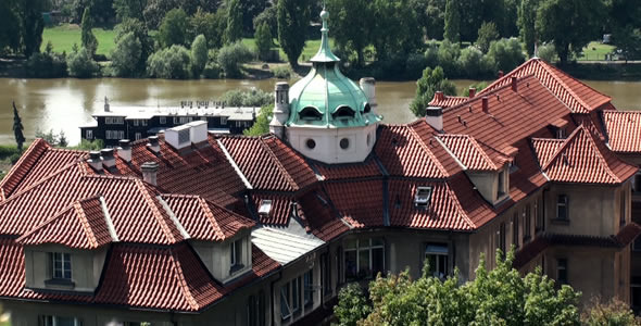 Roofs of Houses in Prague Roofs of Houses in Prague