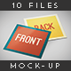 Square Business Card Mock-up Square Business Card Mock-up - GraphicRiver Item for Sale